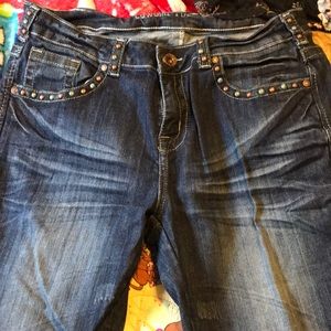 Cowgirl Tuff boot leg jeans W34 L35